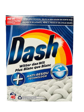 Dash Poeder Witter dan Wit – 17 / 40 / 70 Wasbeurten, Krachtige Reiniging & Stralend Witte Kleding